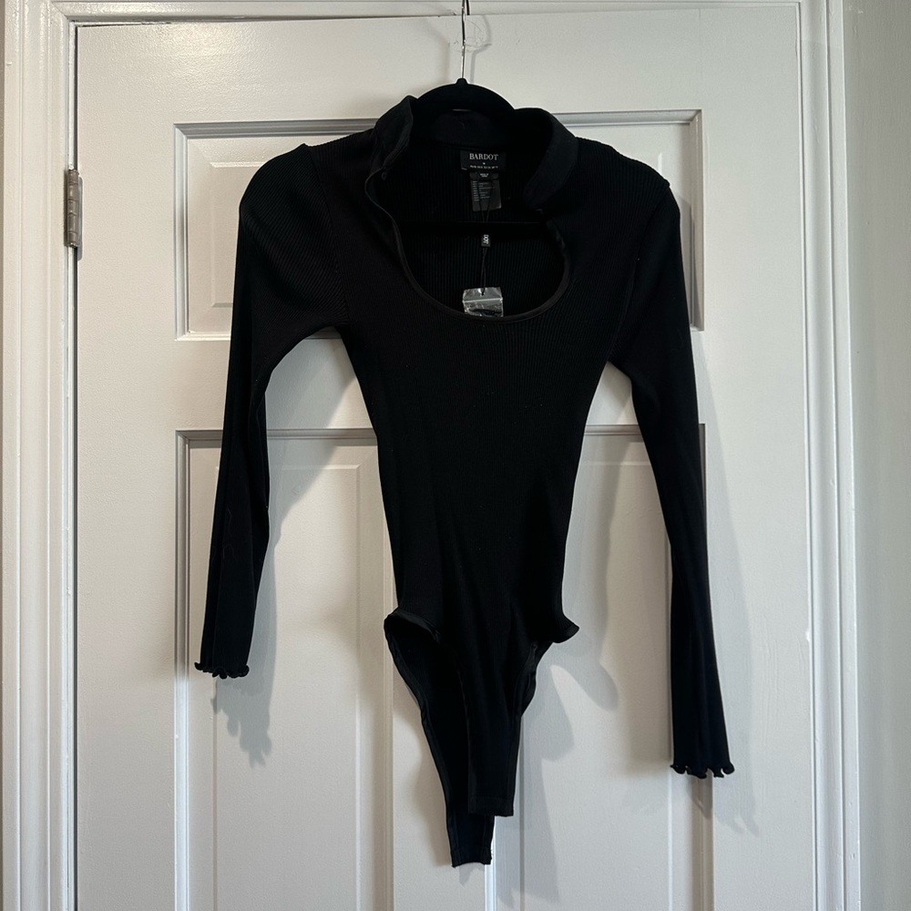 Black Long Sleeve Bodysuit
